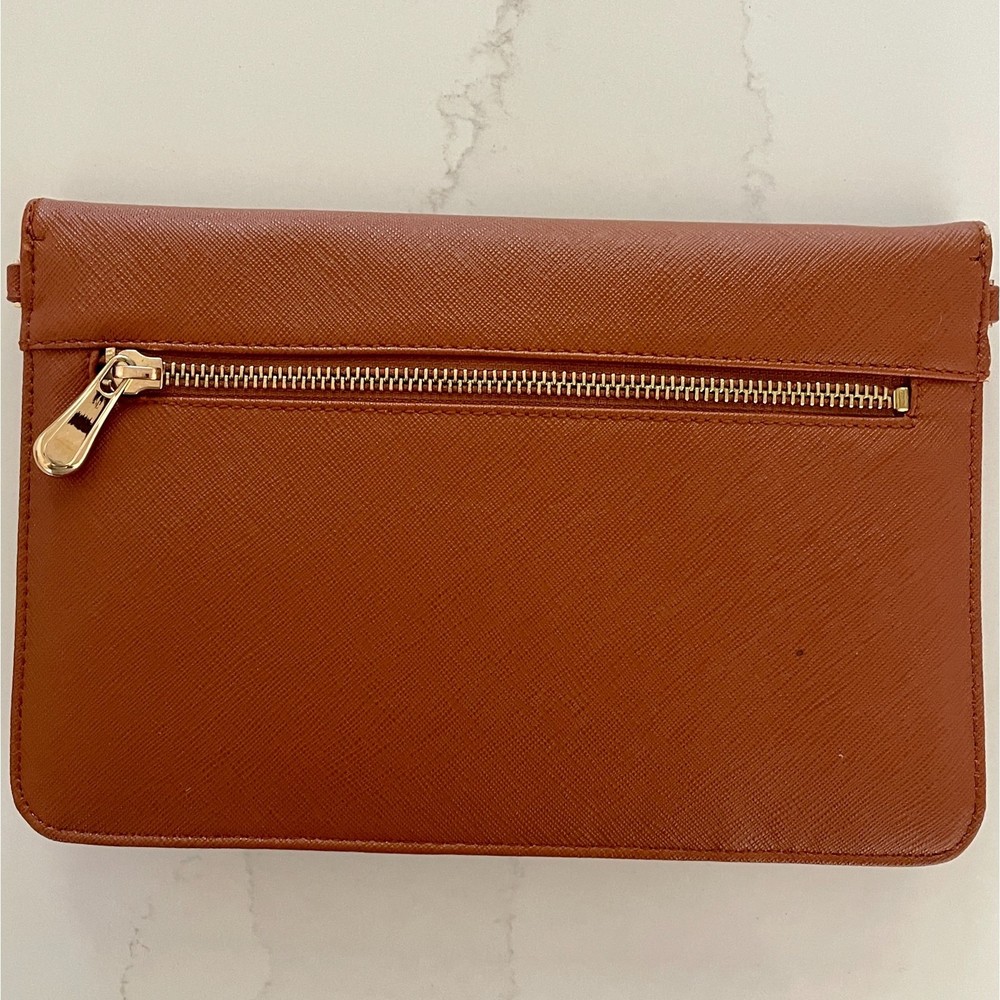 Prive By Sorial Women's Vegan Leather Envelope Clutch Wallet Purse - Picture 2 of 12